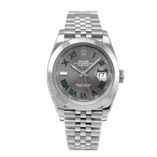 Rolex Datejust Wimbledon 126300 Slate Roman Dial