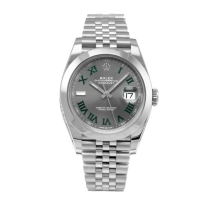 Rolex Datejust Wimbledon 126300 Slate Roman Dial