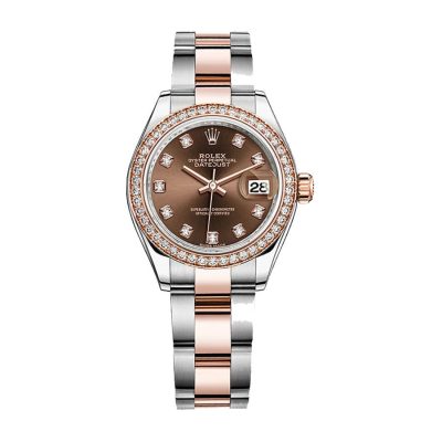 Rolex Lady-Datejust 279381RBR Everose Gold Diamond Bezel