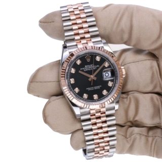 Rolex Datejust 126231 Everose Motif Fluted