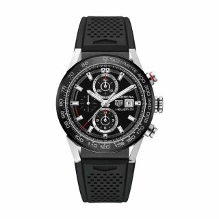 TAG Heuer Carrera Chronograph CBN2A1B.BA0643 Black Rubber