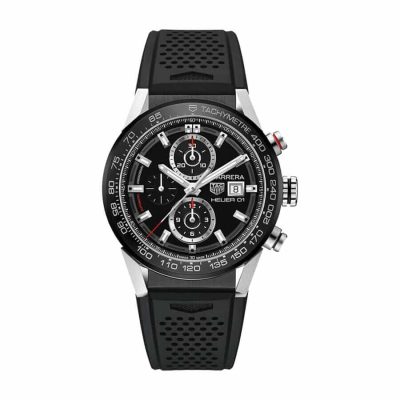 TAG Heuer Carrera Chronograph CBN2A1B.BA0643 Black Rubber