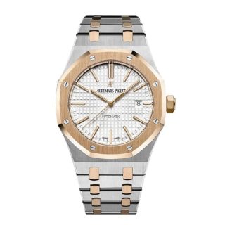 Audemars Piguet Royal Oak 15400SR.OO.1220SR.01 Fully Iced Out