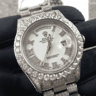 Rolex Day-Date II Diamond-Set Timepiece 218239