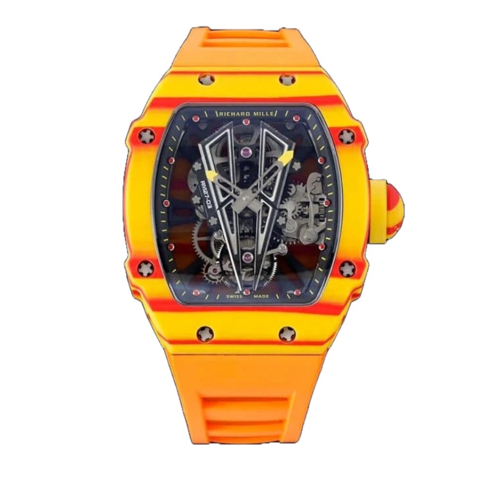Richard Mille RM 27-03 Tourbillon Rafael Nadal Yellow Ruber Strap