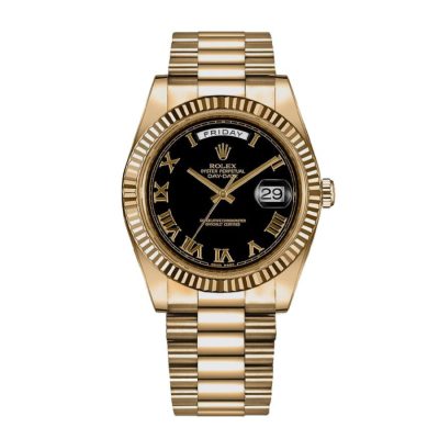 Rolex Day-Date 228235 Black Everose Gold