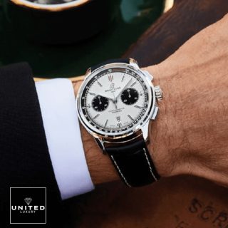 Breitling Premier Chronograph AB0118221G1P1 Panda Dial