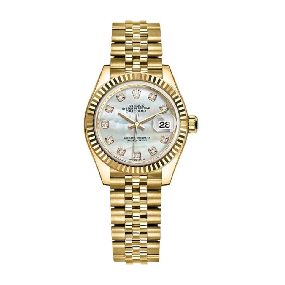 Rolex Lady-Datejust 279138RBR Diamond Dial & Bezel