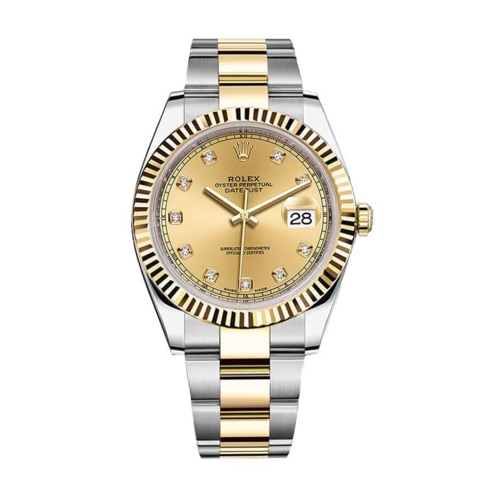 Rolex Datejust 126333-0011 Champagne Diamond Dial