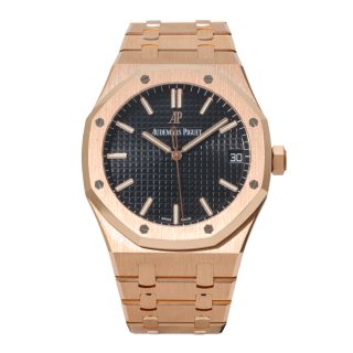 Audemars Piguet Royal Oak 15500OR Rose Gold Black Dial