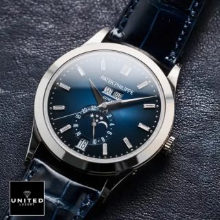Patek Philippe Annual Calendar 5396G White Gold Blue Dial