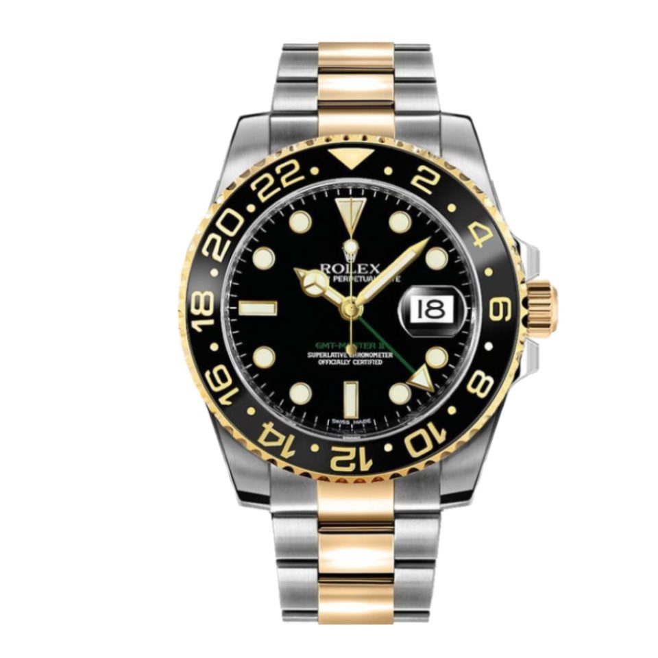 Rolex GMT-Master II 126711CHNR Two Tone Black Dial Oyster