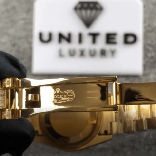 Rolex Datejust 41 116624 Yellow Gold Full Iced Out Jubilee