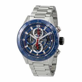 TAG Heuer Carrera 01 CAR201T Blue Skeleton Dial