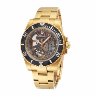 Rolex Submariner Oyster Perpetual Skeleton Dial Steel/Gold 114200