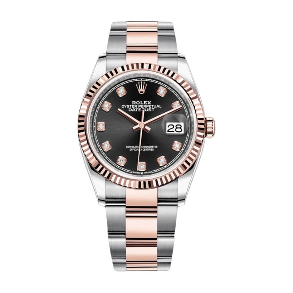 Rolex Datejust 126231 Black With Diamond Dial