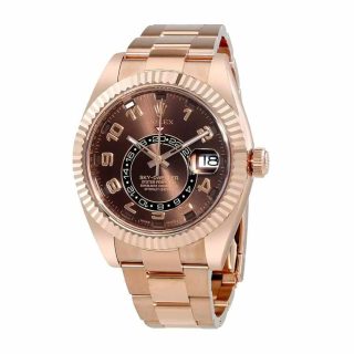 Rolex Sky-Dweller 326935 Rose Gold Chocolate Dial