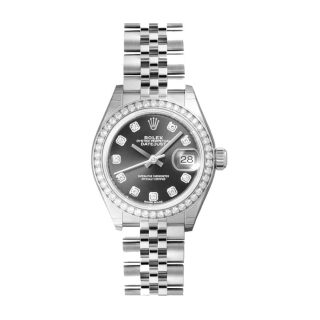 Rolex Datejust Jubilee Diamond 279381RBR Dark Grey Diamond Dial