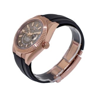 Rolex Sky-Dweller 326935 Everose Rhodium Oysterflex