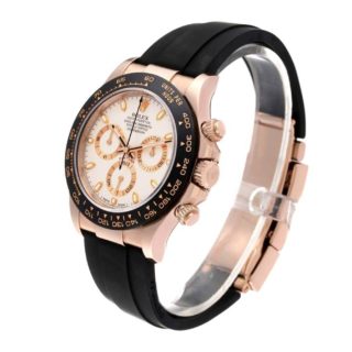 Rolex Daytona 116515LN Choco Oysterflex Rose Gold