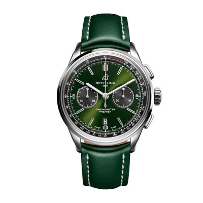 Breitling Premier B01 Chronograph AB0118A11L1X1 Green Dial