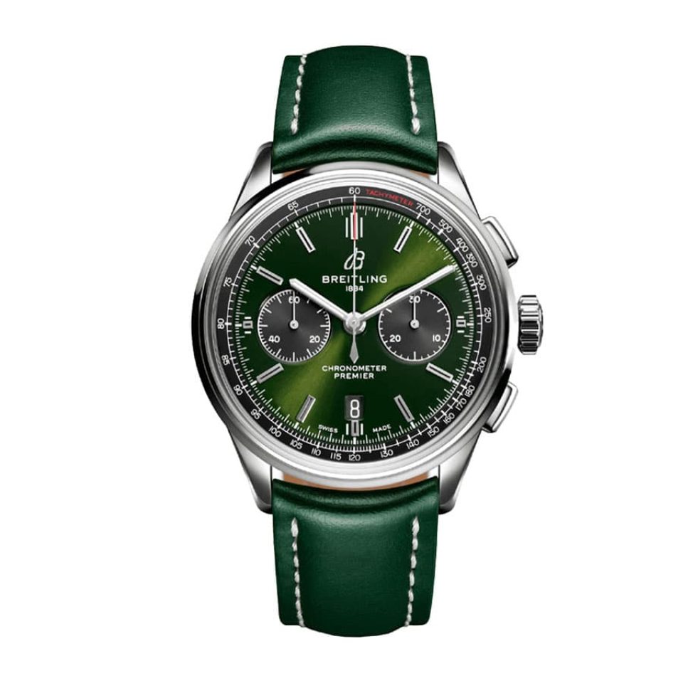 Breitling Premier B01 Chronograph AB0118A11L1X1 Green Dial