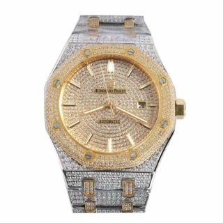 Audemars Piguet Royal Oak Iced Out Yellow Gold 15400SR.OO.1220SR.01