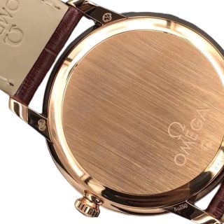 Omega De Ville Brown Leather Strap Siver Dial 424.53.40.21.02.001