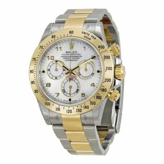 Rolex Daytona Two-Tone 116523 White Dial