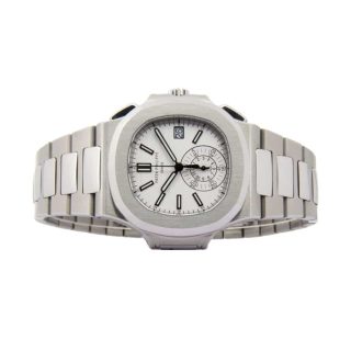 Patek Philippe Nautilus Chronograph 5980/1A-019 White Dial