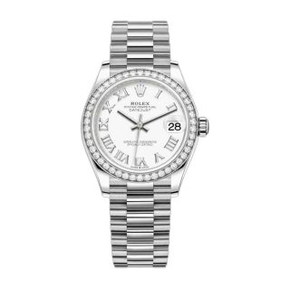 Rolex Datejust 278289RBR White Gold Diamond Bezel