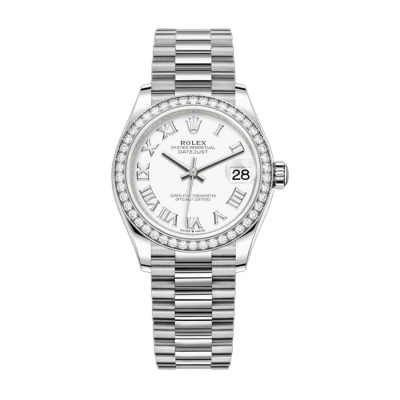 Rolex Datejust 278289RBR White Gold Diamond Bezel