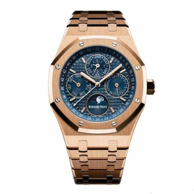 Audemars Piguet Royal Oak Chronograph 26240OR.OO.1320OR.01 Rose Gold Blue Dial