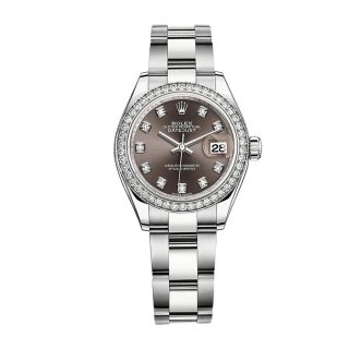 Rolex Datejust 128300 Dark Rhodium Diamond Dial