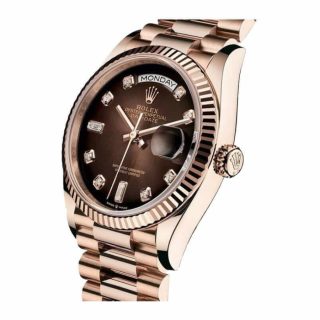 Rolex Day-Date 128235 Brown Ombre Dial