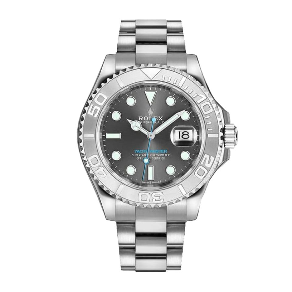 Rolex Yacht-Master 116622-0003 Platinum & Rhodium Dial