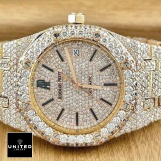 Audemars Piguet Royal Oak Chronograph 26331BA Iced Out Gold