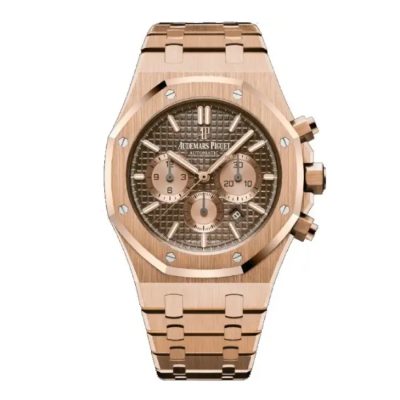 Audemars Piguet Royal Oak Chronograph 26331OR Rose Gold Brown Dial