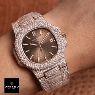 Patek Philippe Nautilus 5711 Iced Out Diamonds