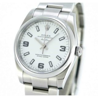 Rolex Air-King Stainless Steel White Dial 14000