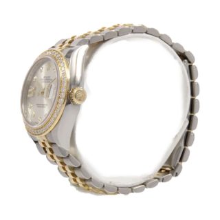 Rolex Lady-Datejust 279383RBR Yellow Gold Champagne & Diamond Dial