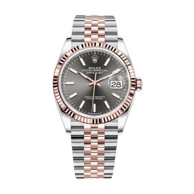 Rolex Datejust 126231 Two-Tone Fluted Bezel Detailed