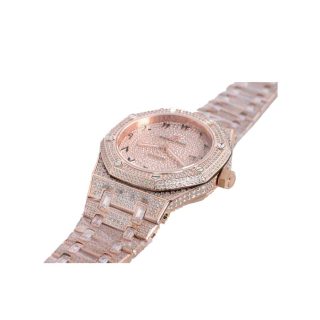 Audemars Piguet Royal Oak AP160SF296 "Iced Out Rose Gold" Top Grade Replica