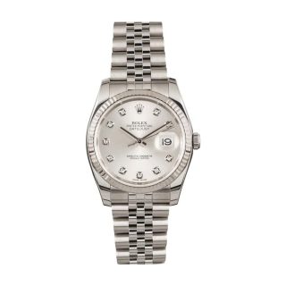 Rolex Datejust 116234 Silver Dial