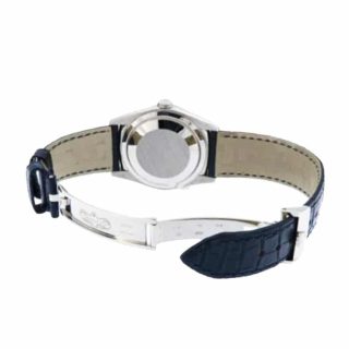 Rolex Day-Date 118139-0004 Blue Dial Leather Band
