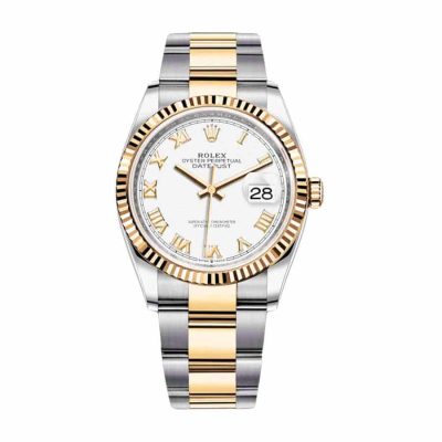 Rolex Datejust 126300 White Roman Dial
