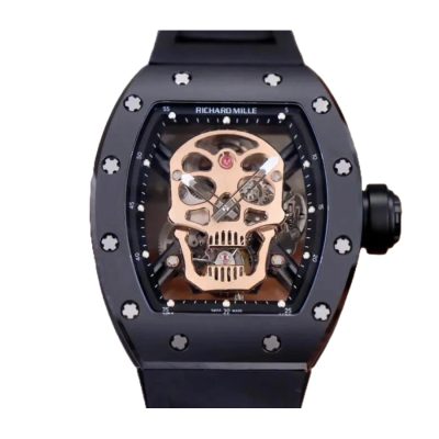 Richard Mille RM 52-01 Tourbillon Skull Rose Gold Dial