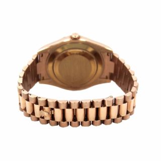 Rolex Day-Date 218235-0035 Wave Rose Gold