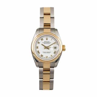 Rolex Datejust Ladies 179163 Yellow Gold Roman Numerals