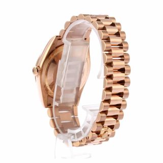 Rolex Day-Date 218235-0035 Wave Rose Gold